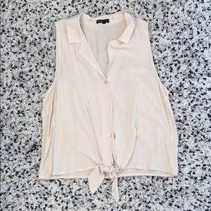 Summer button down tank☀️